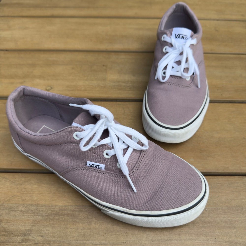 Vans Era Low Top Mauve Canvas Skate Shoes Womens 9.5 Dusty Rose Pink VN0A38FRVOT